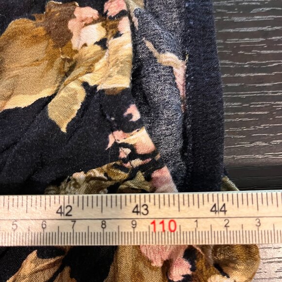 LANI CALIFORNIA SLEEVELESS BLACK FLORAL MAXI TUBE DRESS - Picture 5 of 6